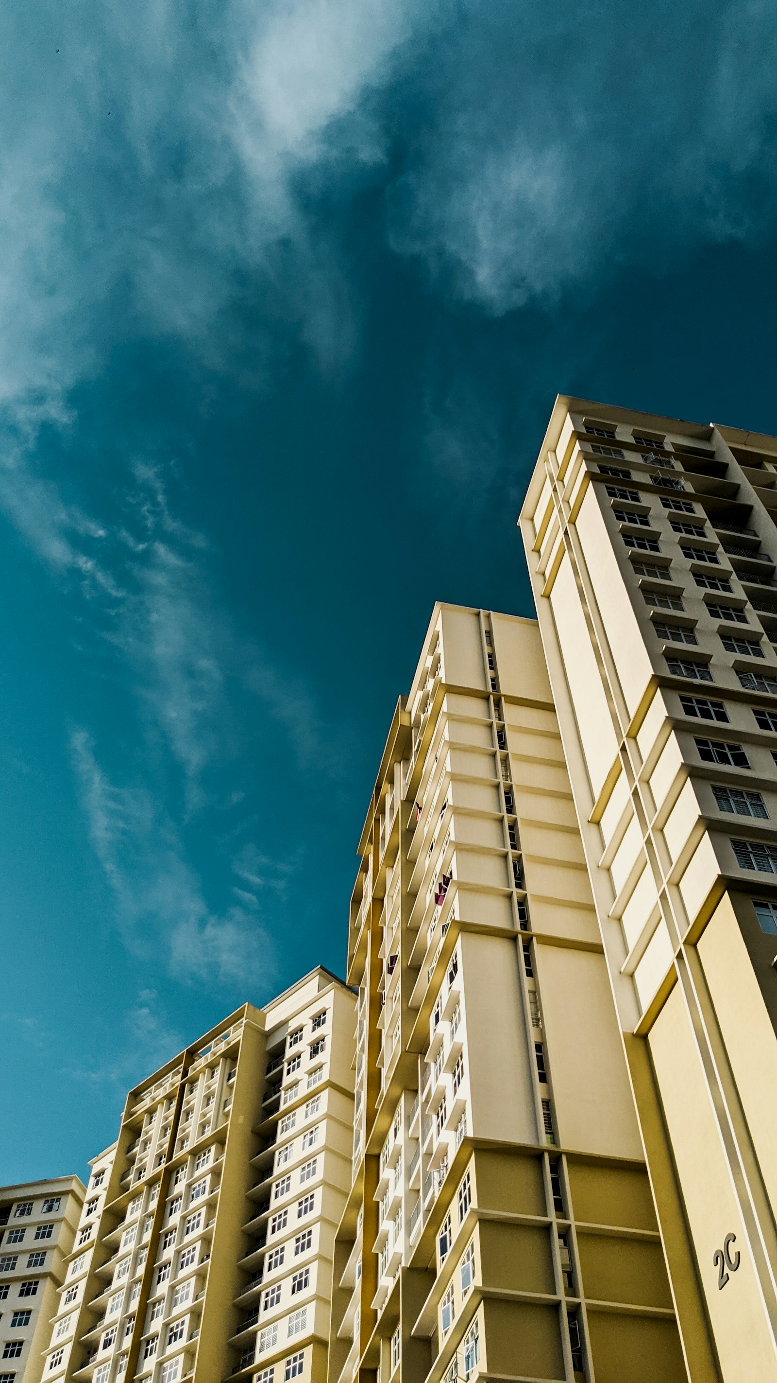 Tropical high-rise residential building in the Dominican Republic